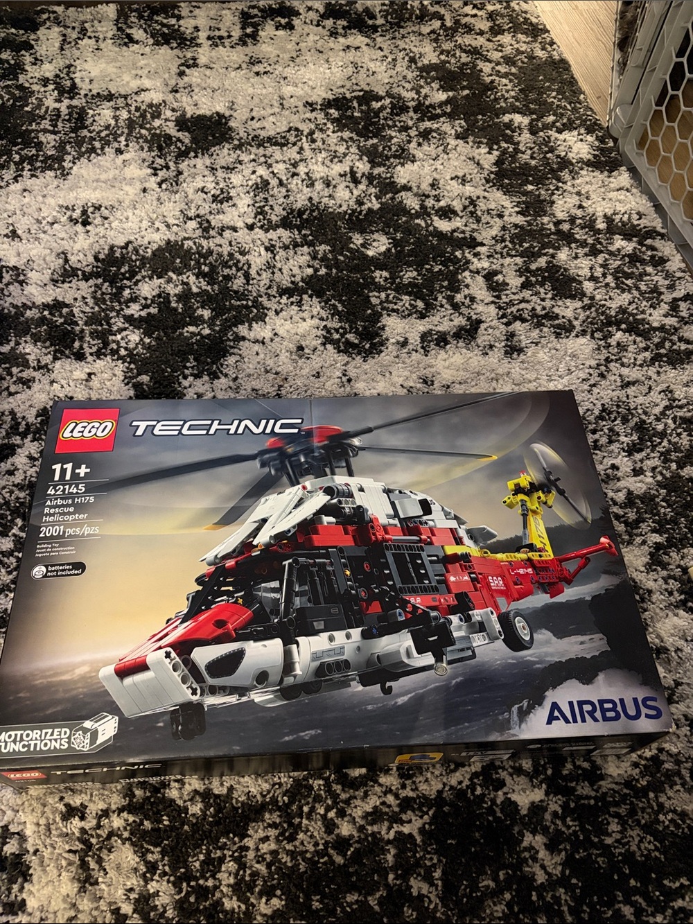 Lego Technic Airbus H175 Rescue Helicopter Red White Black